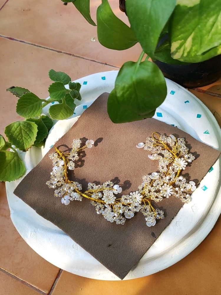 Floral Crystal Headband