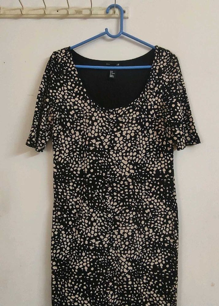 Black And White Bodycon Dress