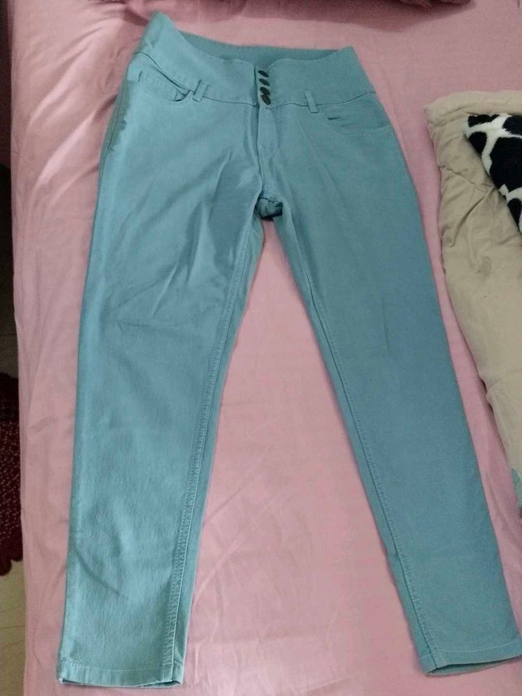 Light Blue High-Waisted Jeans