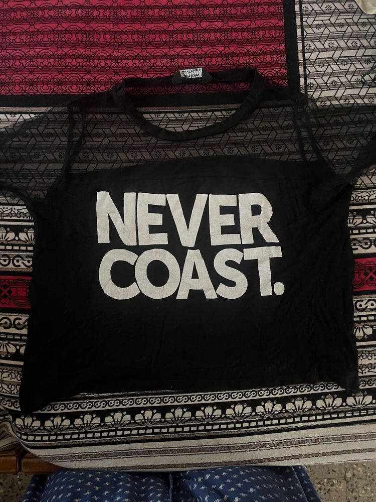 Never Coast Graphic Top