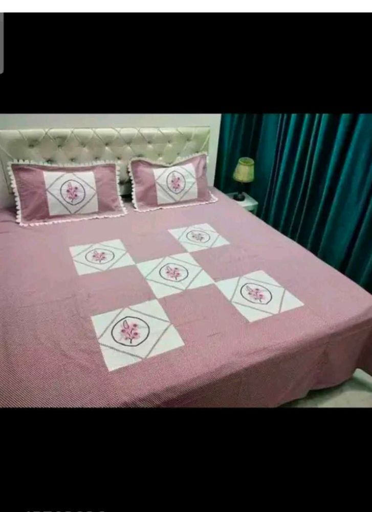 Floral Embroidered Bedding Set