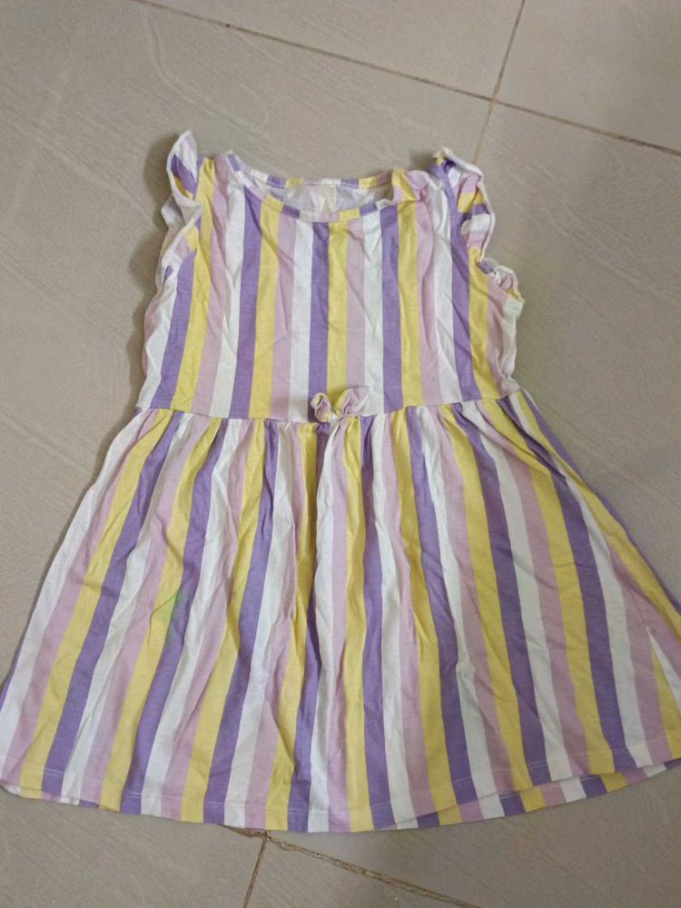Beautiful Cotton Frock 5 Years Fit