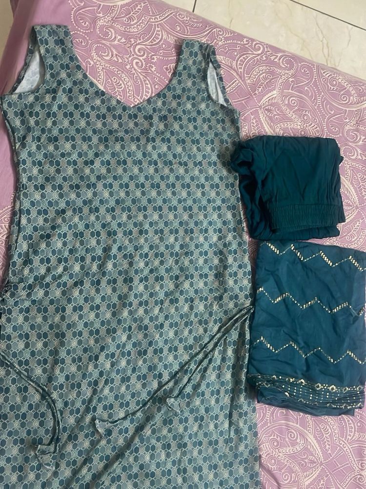 Stiched Masleen Kurti With Readymade Pant