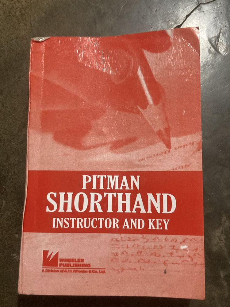 Pitman Shorthand Instructor And Key