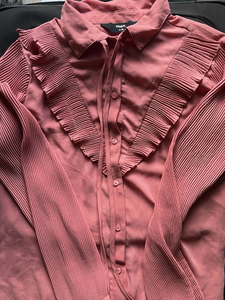 Pleated Detail Blouse