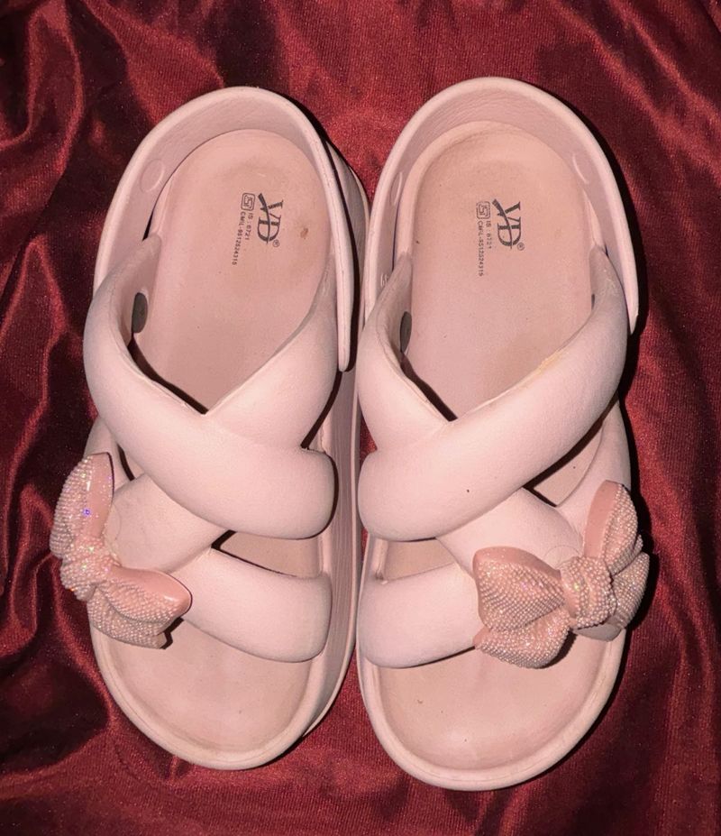 Cute Pink Korean Sandles🎀