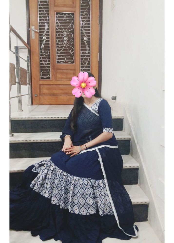 Navy Blue Navratri Special Dress💙🦋
