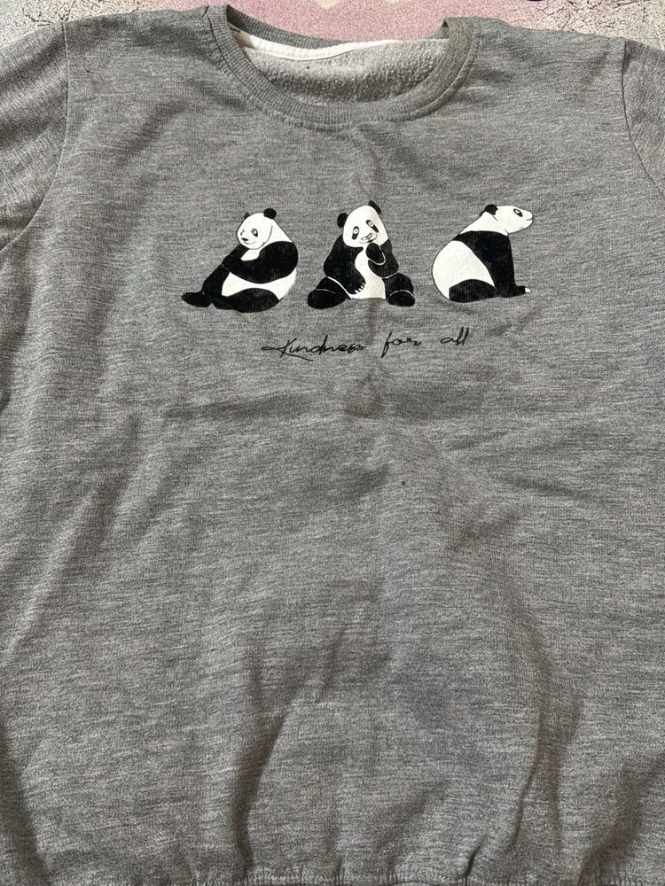 Panda Graphic Sweatshirt