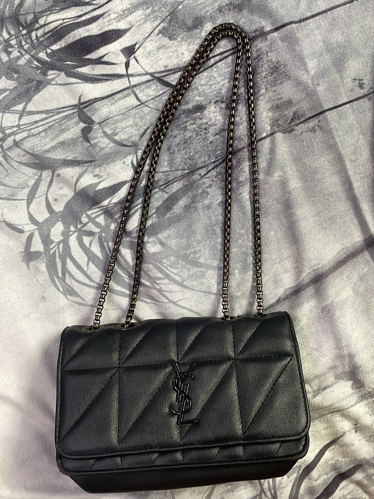 YSL BLACK COLOURED SLING BAG