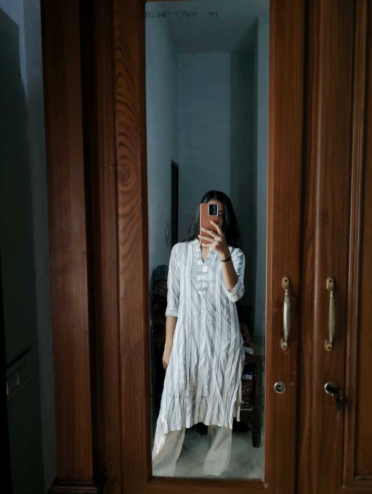 Striped Cotton Kurta