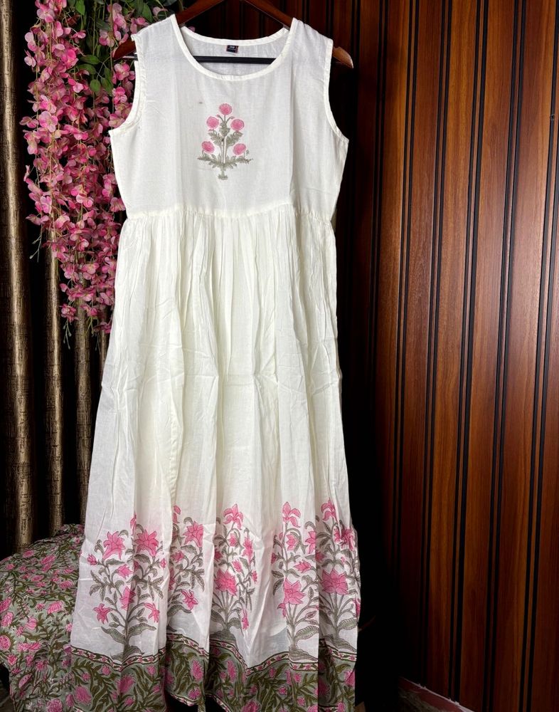 Floral Rich Cotton Dress