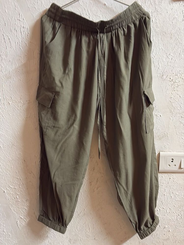 Olive Green Cargo Pants