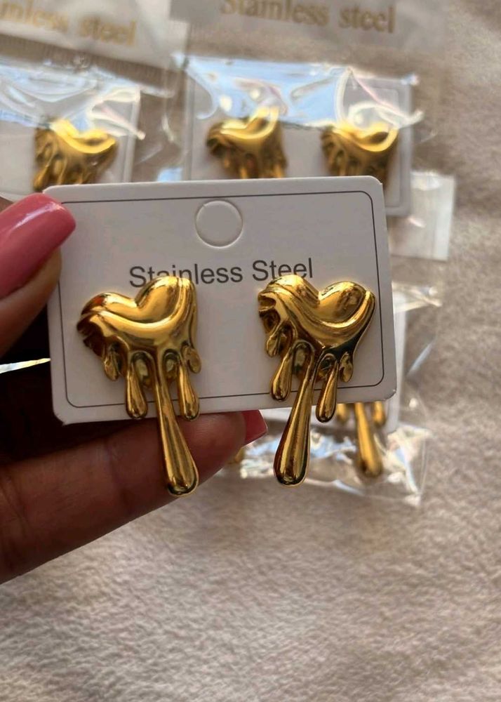 Melting Heart Earring