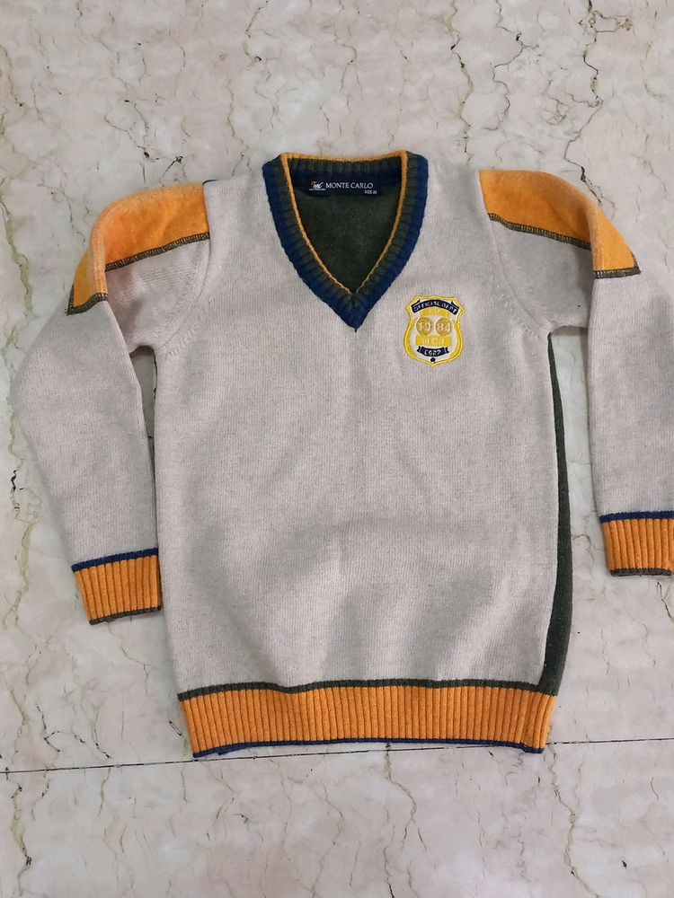 Monte Carlo Woolen Sweater for 5 Y Boys