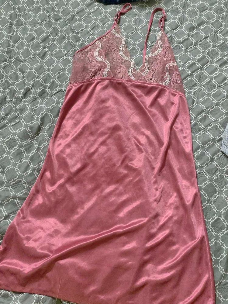 Satin Lace Nightsuit