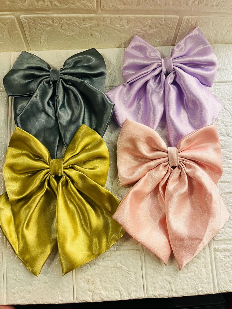 premium satin bow (pack of 4)