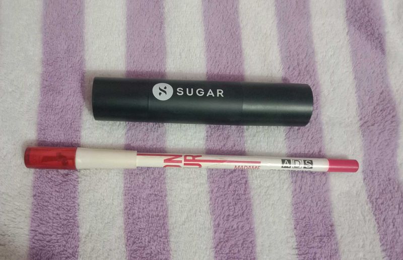 SUGAR Foundation and lip liner