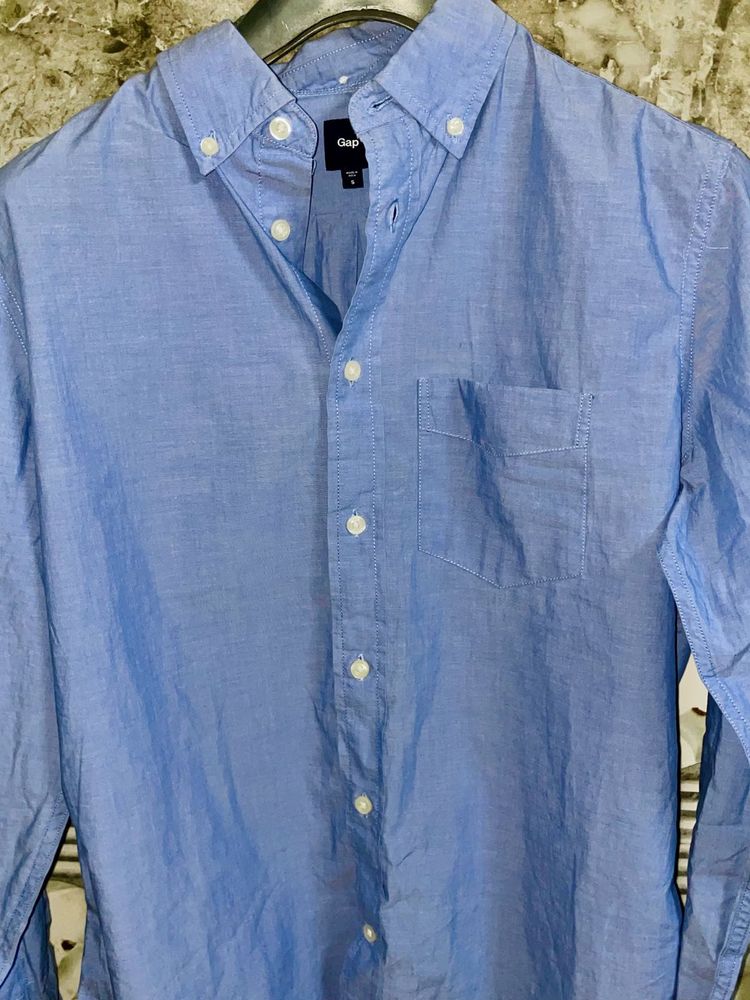 Gap Blue Button-Down Shirt