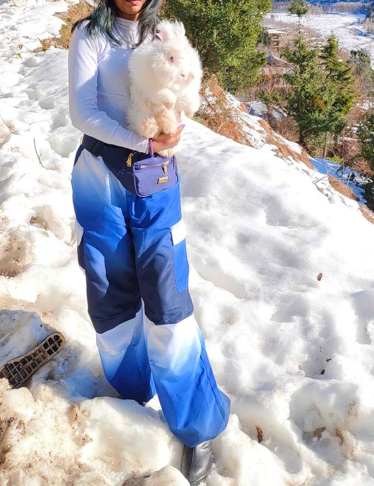 Blue Gradient Balloon Pants