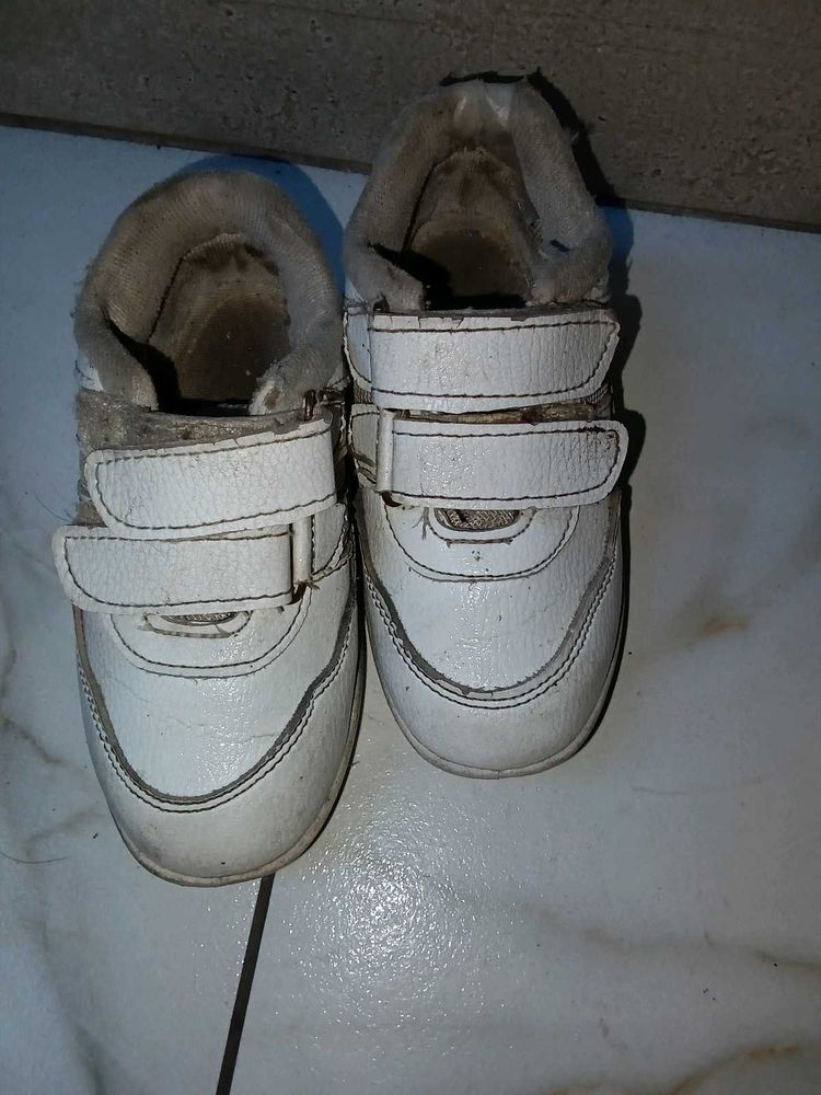 Kids White Sneakers