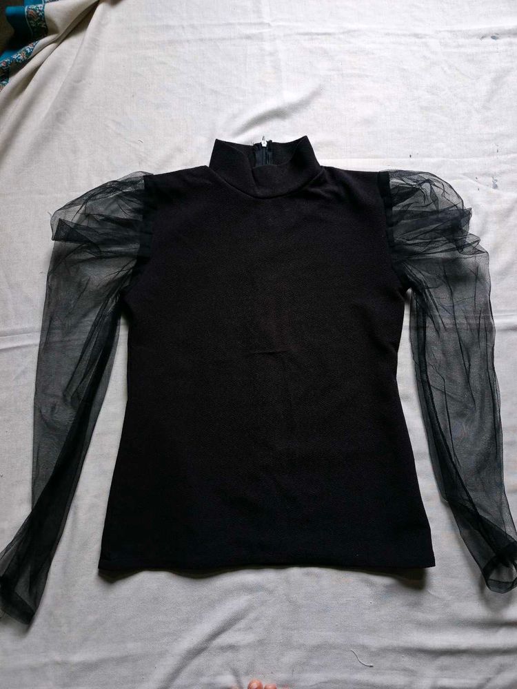 Balloon Sleeves Top