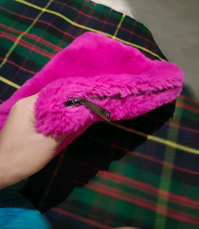 Faux Fur Tote 🛍️ Bag