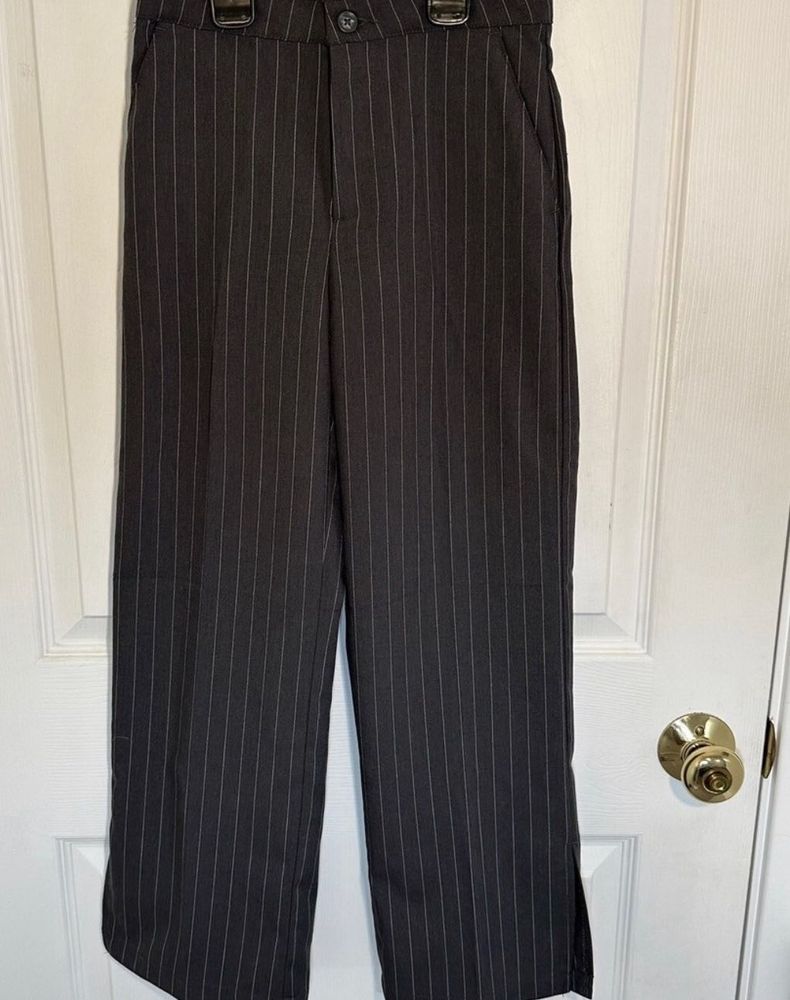 7New York Pinstripe Trousers