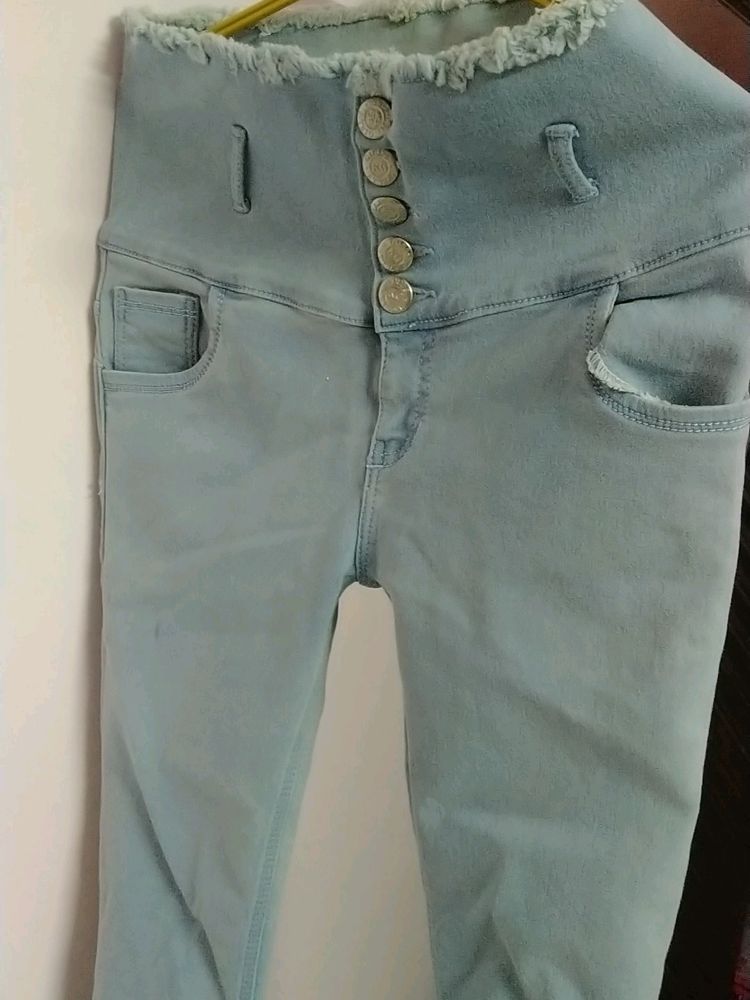 Slim Fit High Waist Jeans