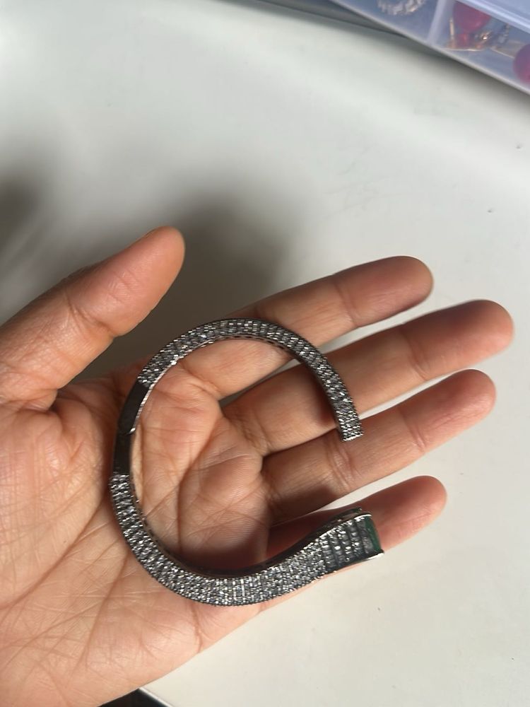Sparkly Open Cuff Bracelet