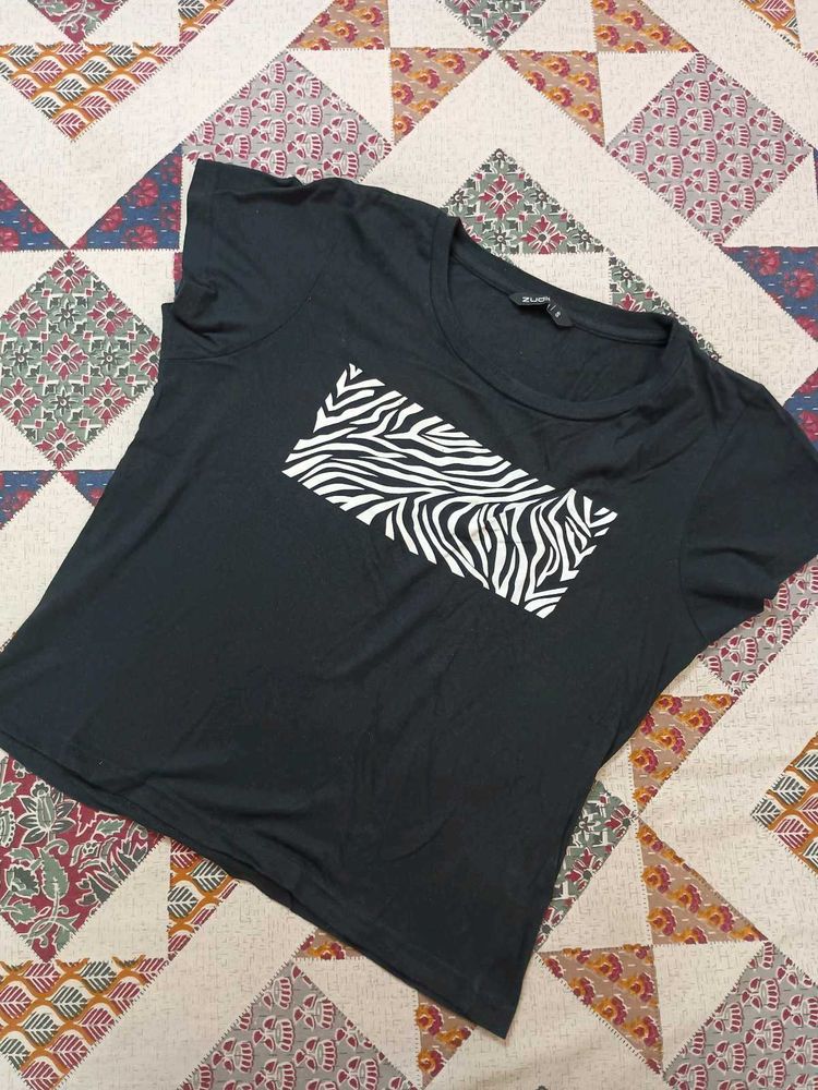 Zebra Print T-Shirt