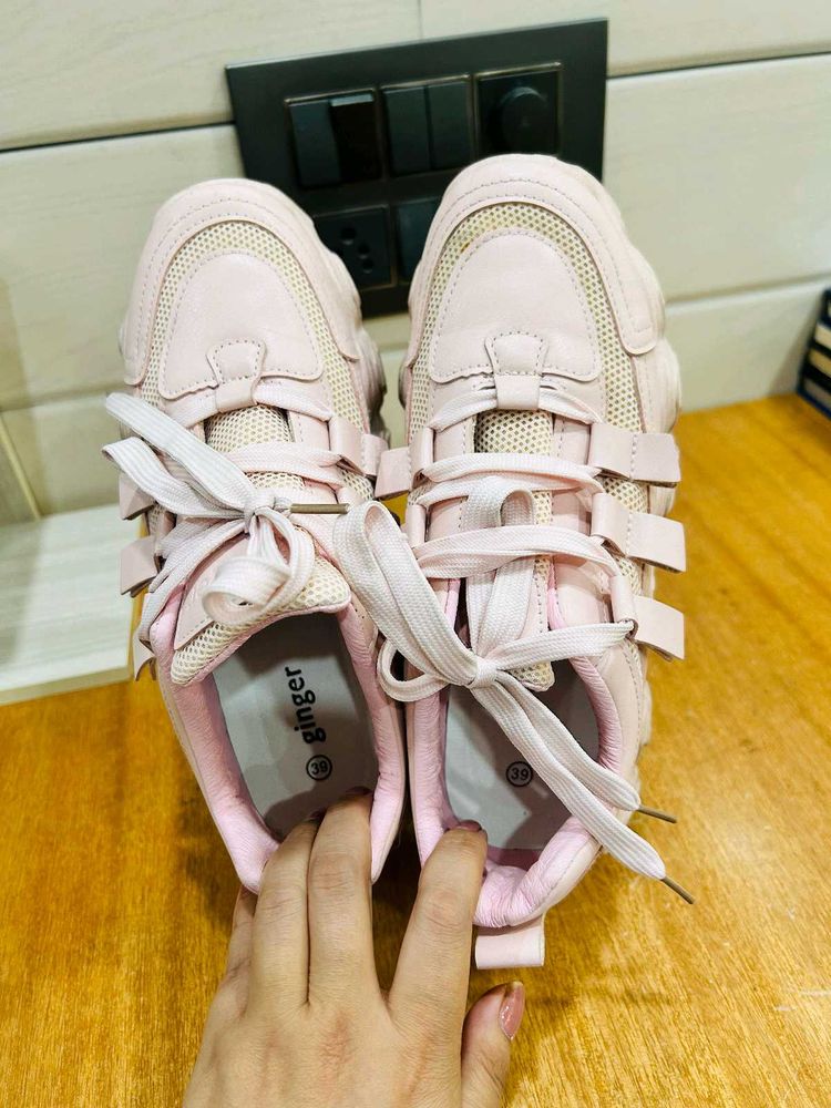 Pink Casual Shoes