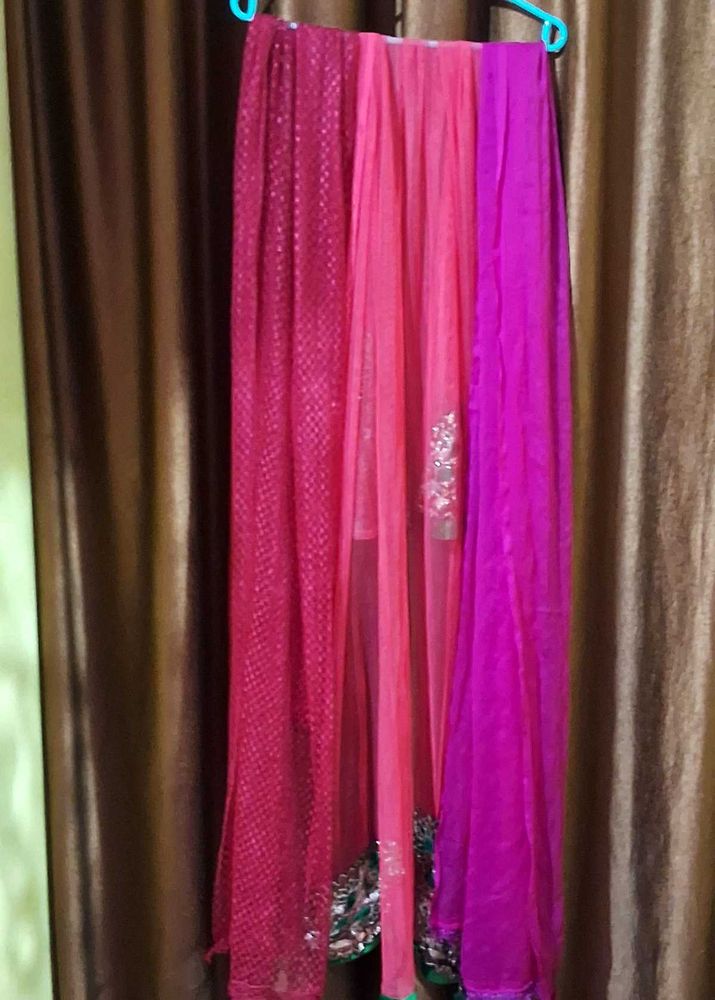 Combo Of 3 Dupatta Length 2.25 Mtr