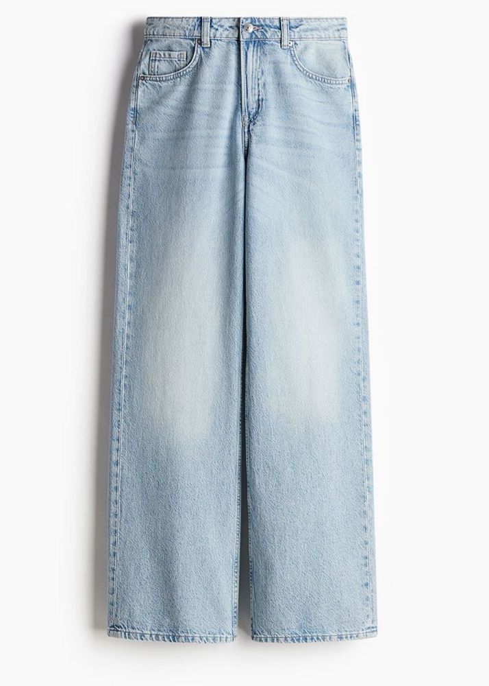 H&amp;M Blue Wide Leg Jeans