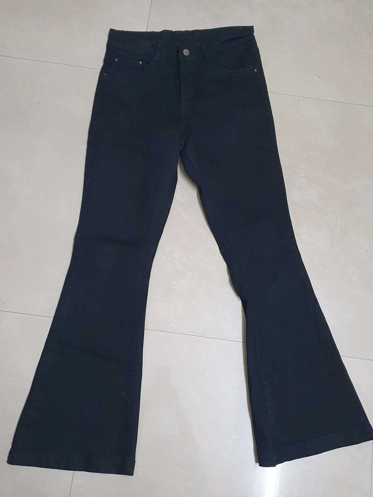 Black Flared Jeans