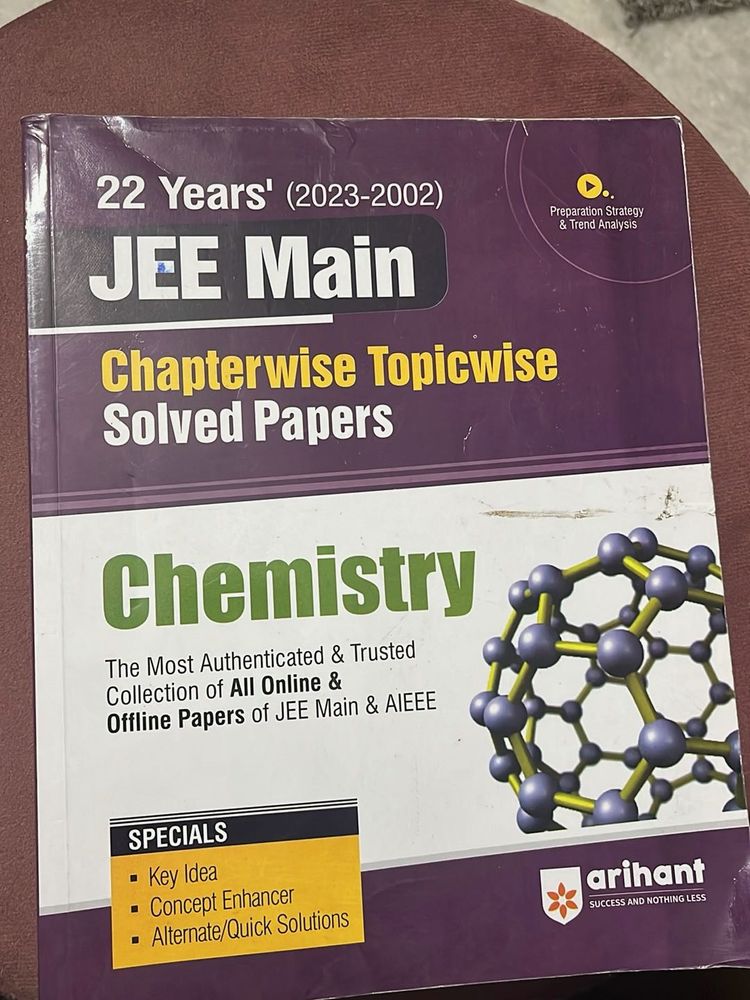 JEE Main Chemistry Solved Papers