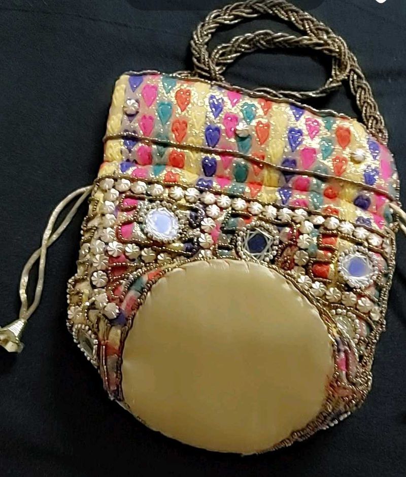 Embroidered Clutch