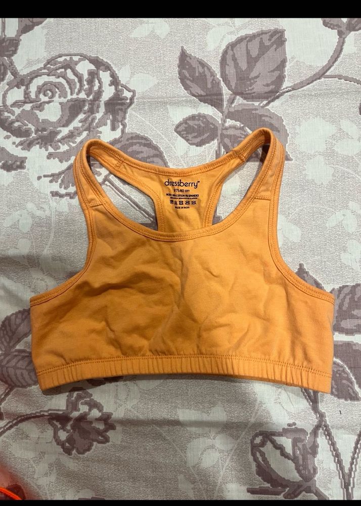 Orange &amp; Purple Sports Bra