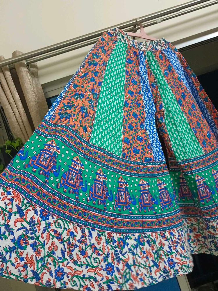 Boho Elephant Print Palazzo Pants