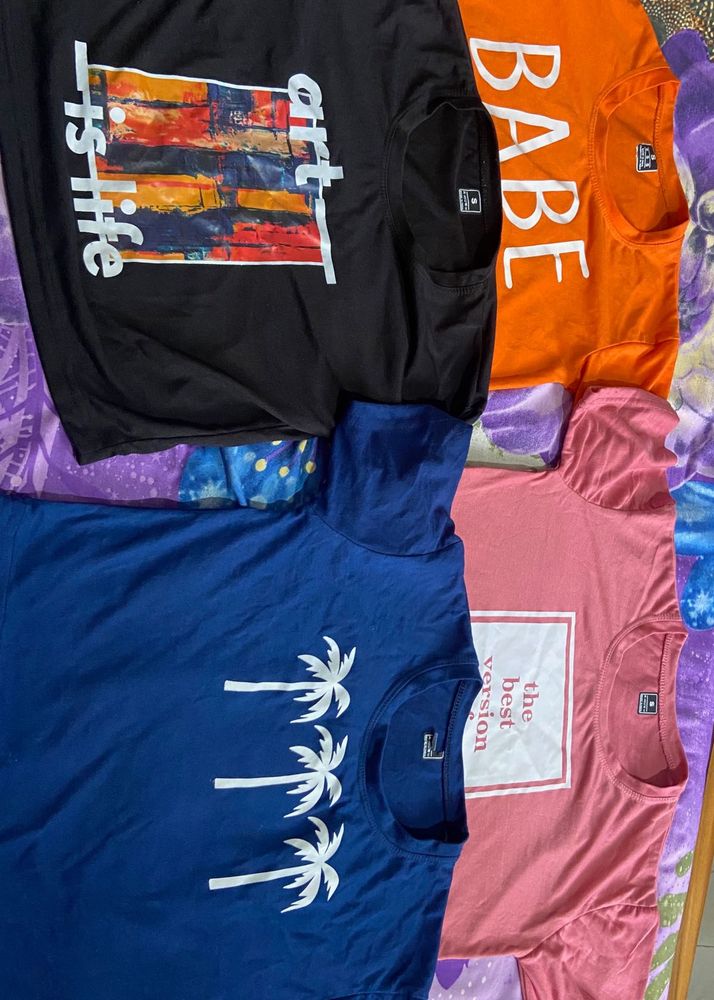 4 tshirt combo never used