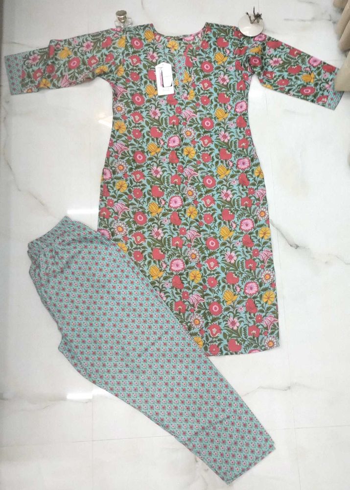Brand New Floral Kurta Set