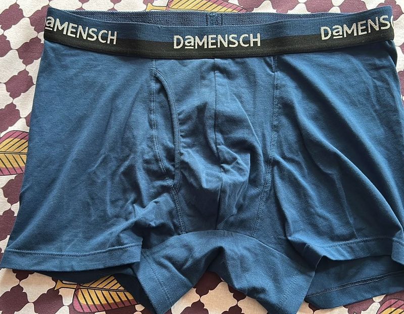 Damensch Blue Boxer Briefs , Size Is XL