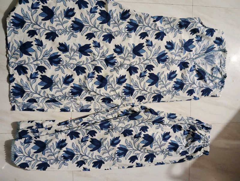 Floral Print Pajama Set