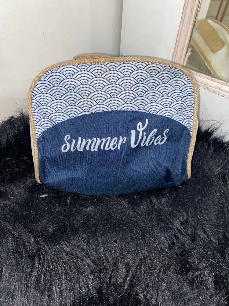 Imported makeup pouch.  Not Available In India