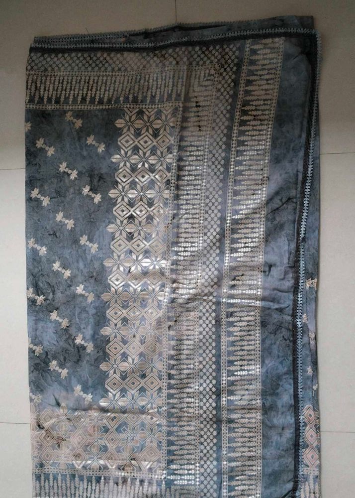 Beautiful Grey Party Saree