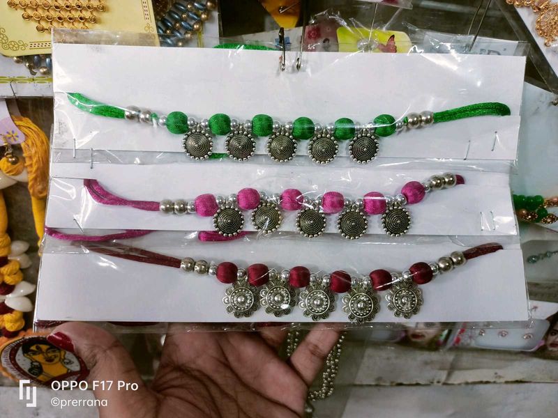 Colorful Silk Thread Necklaces