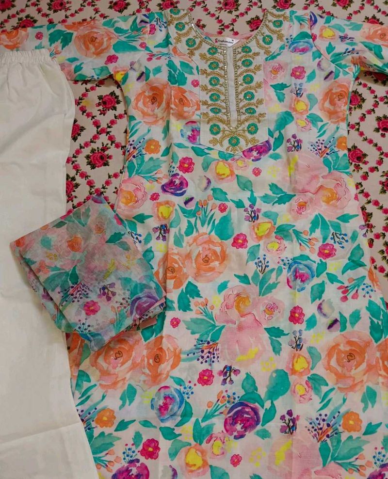 Floral Kurta Set