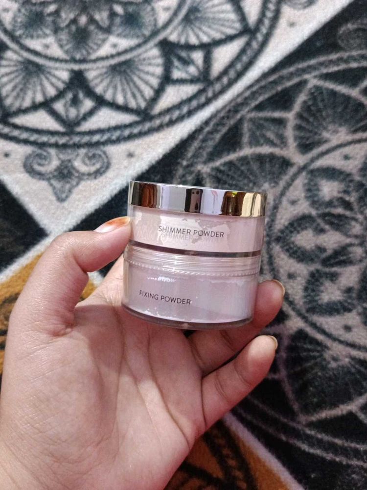 Shimmer &amp; Fixing Powder Set