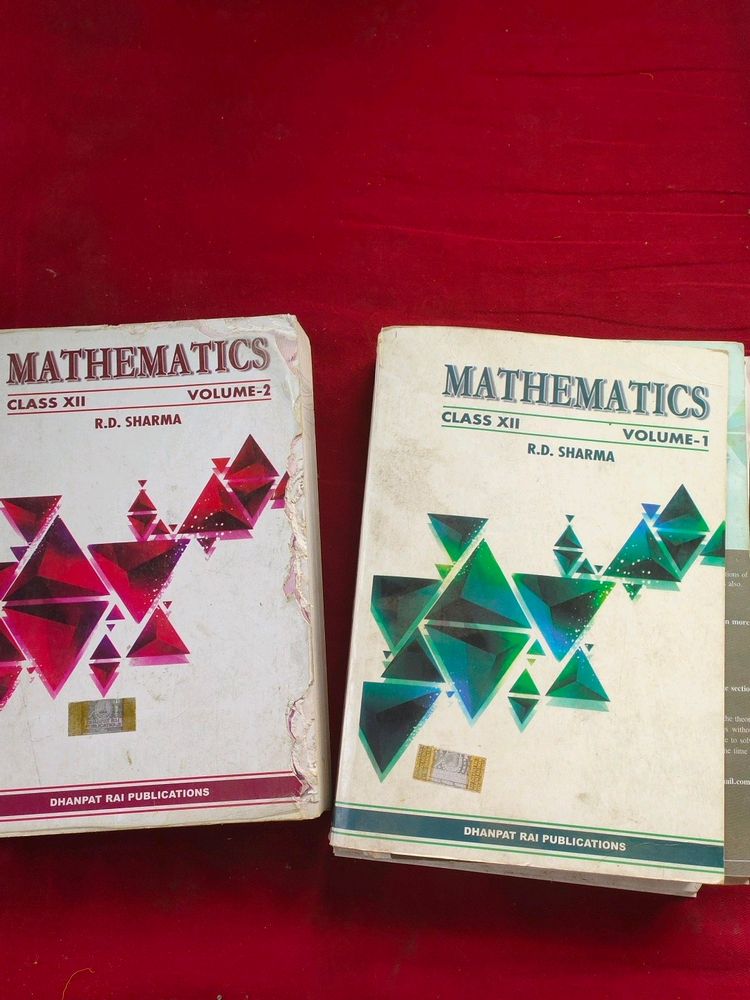 RD Sharma Maths Class 12th ( Vol.1,2)