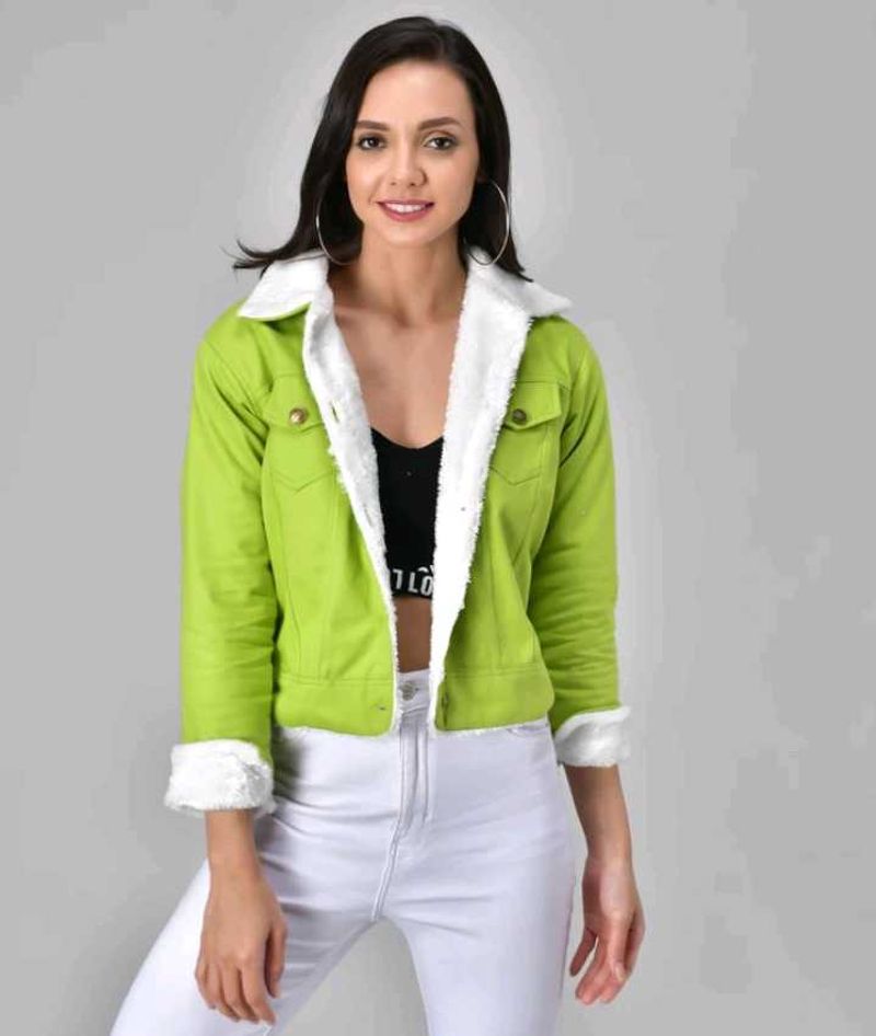 Green Sherpa Lined Jacket 🍀(Get a Freebie)