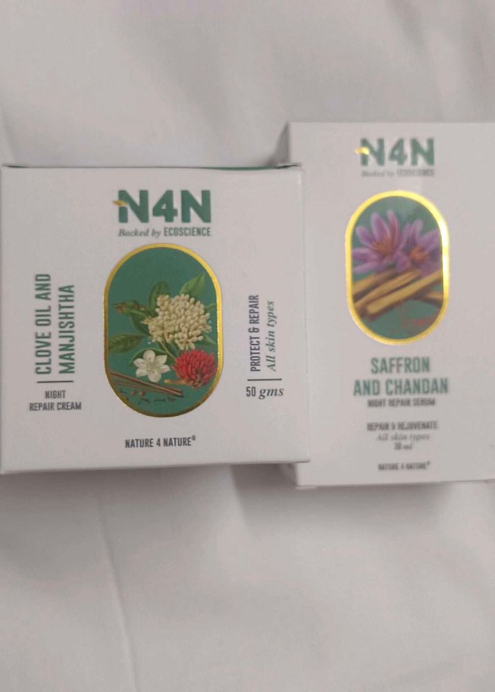 N4N Night Repair Cream &amp; Serum
